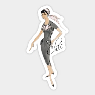 50s Chic Sticker